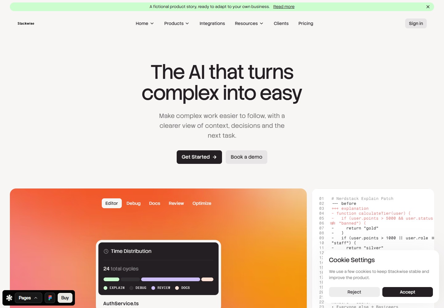 Stackwise screenshot 1